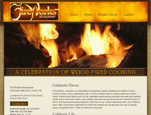 Tablet Screenshot of fireworksrestaurant.com